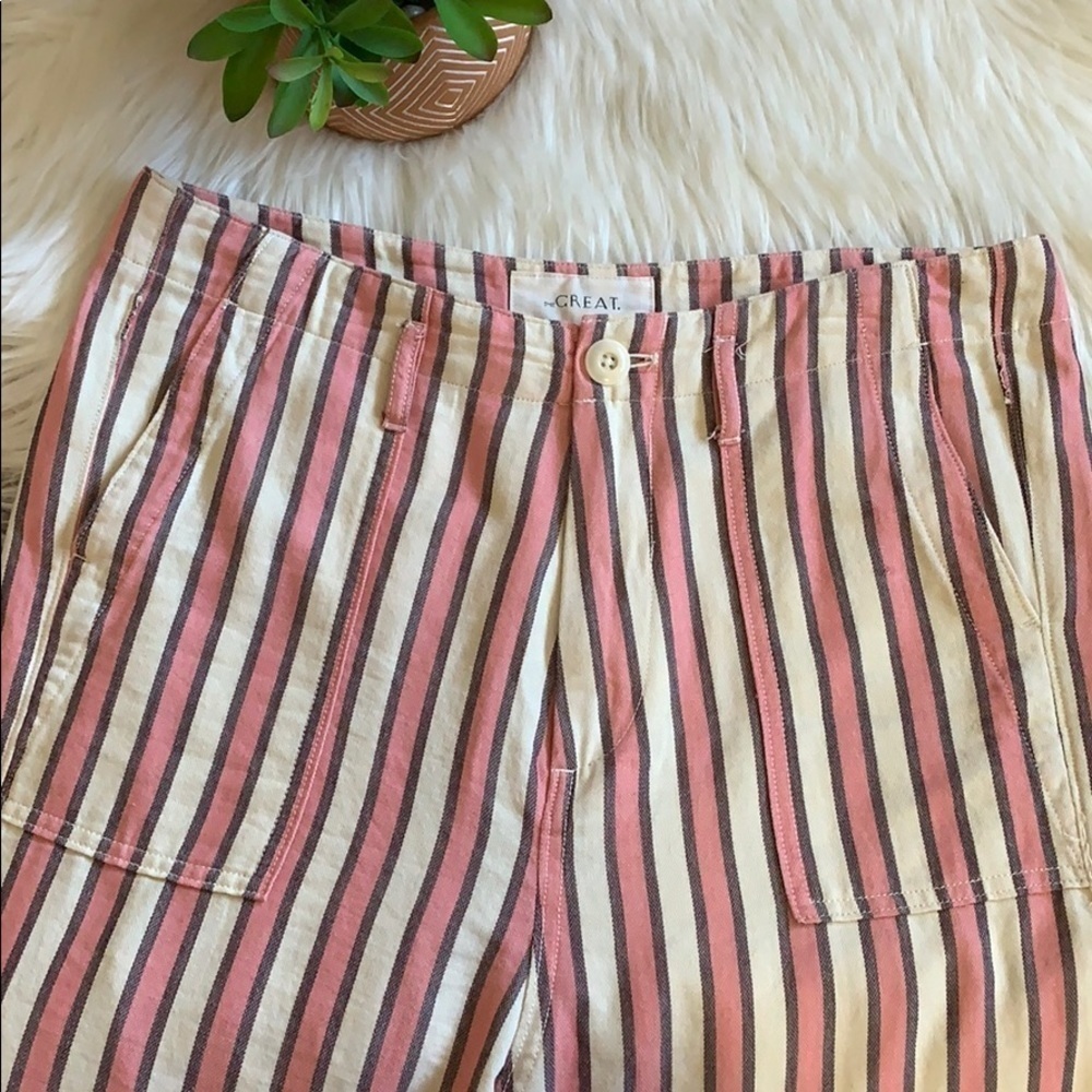 the great • the convertible striped trouser pants - Picture 7 of 14